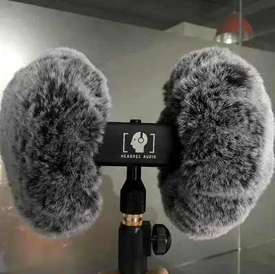 Fun sound technology HeadRec ASMR microphone special wind shield windproof sweater (a pair)