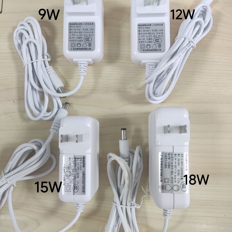 Guanya Led Desk Lamp Original Adapter Accessories Power Cord Plug-In 9W/12W/15W/18W Power Adapter Guanya Led Desk Lamp Original Adapter Accessories Power Cord Plug-In 9W/12W/15W/18W Power Adapter