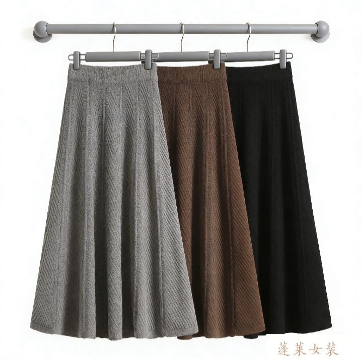 Women's Autumn and Winter Long Dress, Default Imperfections