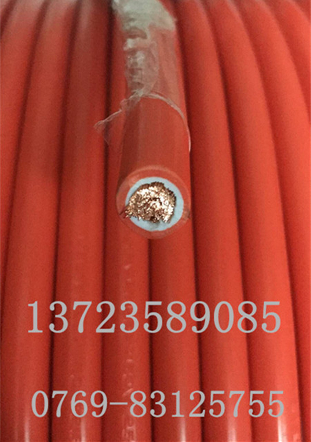 25 Squared Orange Fire Bull Line Commuter Connected Cable Consign Fire Bull Line Acid-resistant Bull Line