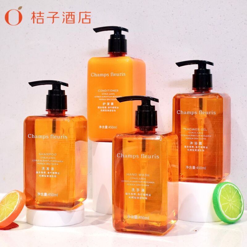 Orange Hotel Shamps Champs Fleuris Orange Peel Oil Fragrance Shower Gel Conditioner Hand Sanitizer Orange Hotel Shamps Champs Fleuris Orange Peel Oil Fragrance Shower Gel Conditioner Hand Sanitizer