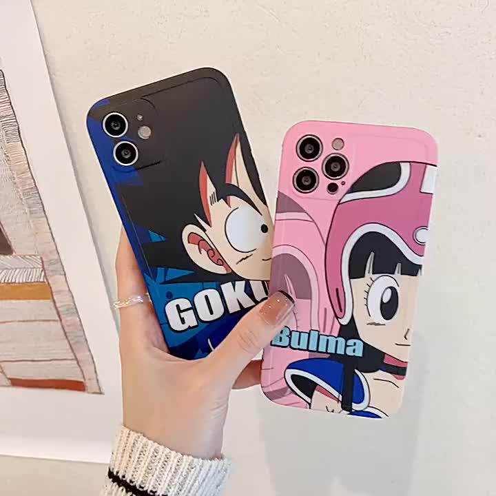 Protective Soft Silicone Phone Cover Cartoon Dragon Ball Cute Goku Anti Fall Case For Iphone 12 13 11 8 Plus Xr Wholesale Buy Dragon Ball Goku Japan Anime Phone Case For Iphone
