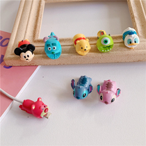 Huawei data cable protective cover cute oppo Apple vivo mobile phone charging cable Anti-break bite line universal model