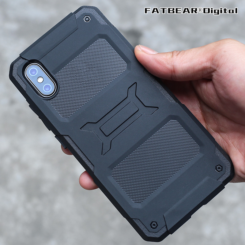 Fat bear tactical commuting suitable for Xiaomi 8SE outdoor adventure anti-fall mobile phone case Xiaomi 8SE protective case mobile phone case