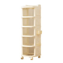 Stroller floor-standing storage rack movable household snack drawer-type multi-layer storage rack baby product storage rack