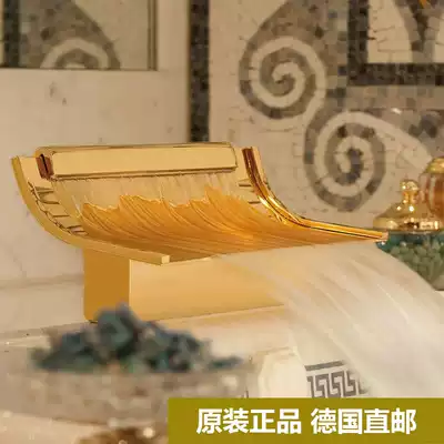 Imported from France THG paris ELLIPSE series Yellow Gold Crystal Bathtub Faucet Ref A44
