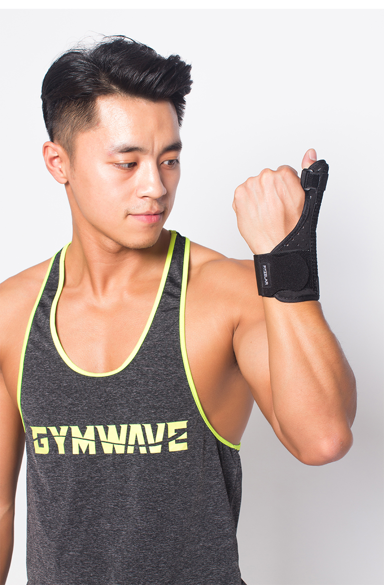 Tập thể dục Bracers Thể thao nam Bong gân Đồ bảo hộ Bóng rổ Ngón tay Bảo vệ thoáng khí Cổ tay Twist Nữ Mẹ Tay - Dụng cụ thể thao đai bó gối aolikes