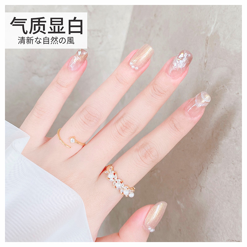 Zoveni Nail Blend Nail Polish Gel Quicksand Gold New 2021 Quickgold Smoothie Shine