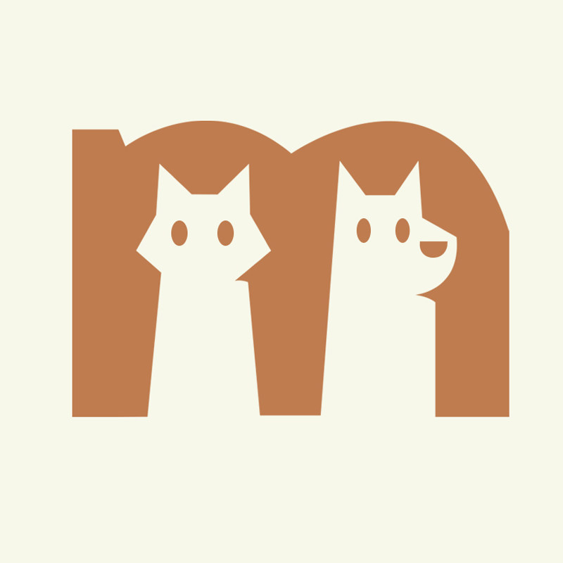 Momo pets宠物用品的LOGO