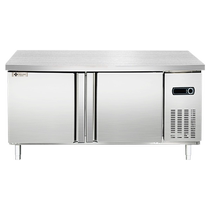 Ellis stainless steel kitchen worktop hotel flat-cooling freezer milk tea shop water bar