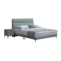 Sunhoo Shuanghu 03CX-P2402 Leather Soft Bed Modern Simple Ecological Leather Bed Master Bedroom King Bed Double Bed