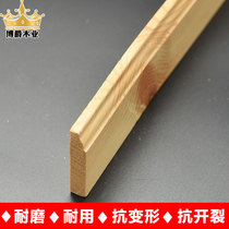 Solid wood skirting line paint-free corner line sauna room Corner Corner line Pinus sylvestris spruce paint-free edge line custom