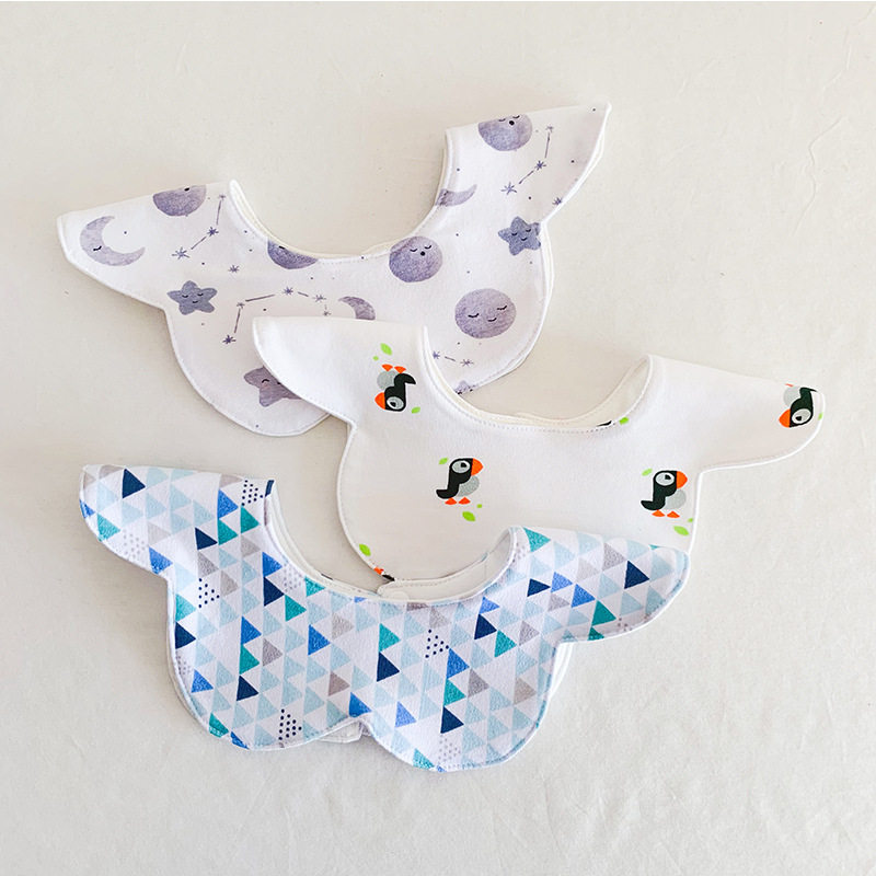 Baby Apron Pure Cotton Cute Petals Bib Purse Baby Waterproof Sprinting Towel Newborn Male And Female Princess Revolving Scarf-Taobao