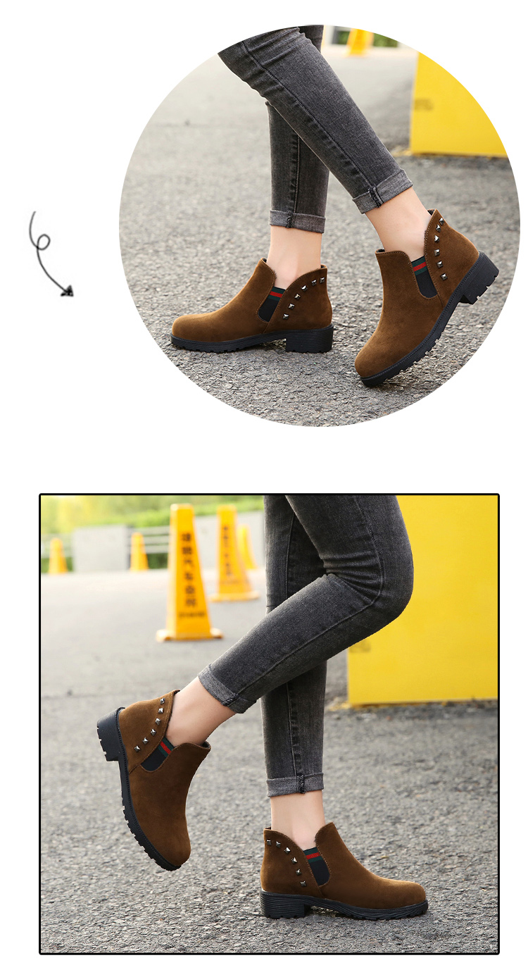 Bottes mi-saison femme en Caoutchouc - Ref 3249579 Image 18