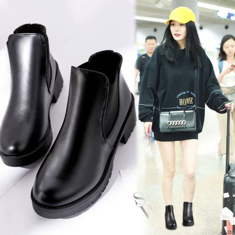 Bottes mi-saison femme en Caoutchouc - Ref 3249910 Image 1