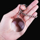 Transparent Glass Crystal Ball Vaginal Exercise Ball Anal Backcourt Flower Wearing Bead Anal Plug Crystal Products