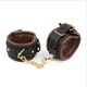 Alternative Sm Toys Binding Set, Thickened Soft Fixed Handcuffs, Ankle Cuffs, Collar, Male and Female Equipment Binding