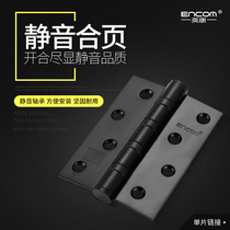 ENCOM 4*3*3 stainless steel black hinge hinge mute bearing hinge 1 piece