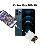 Apple card reader applies iPhone13Pro XR12 mobile phone Canon CF card SDTF camera iPadIOS15