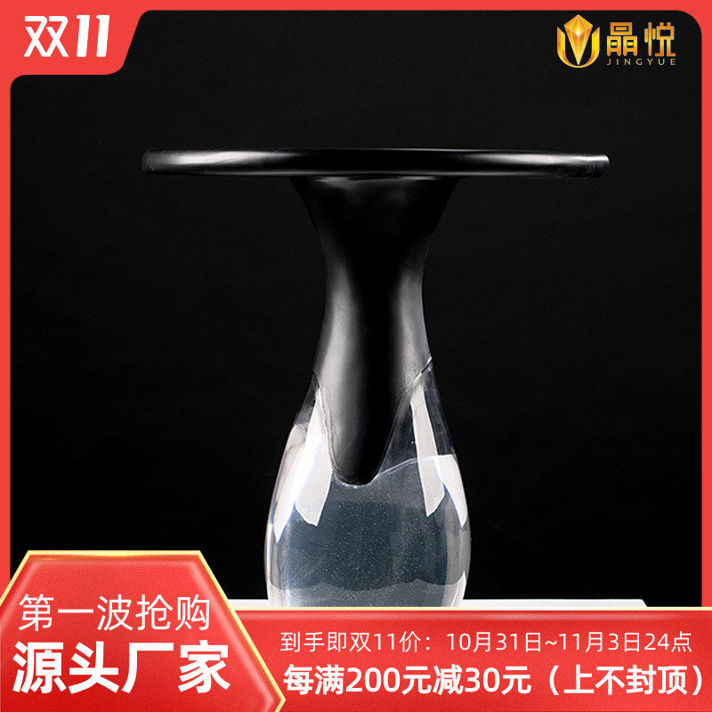 Model room living room sofa side corner table creative light luxury mini home coffee table sample house display center tea room negotiation tea table