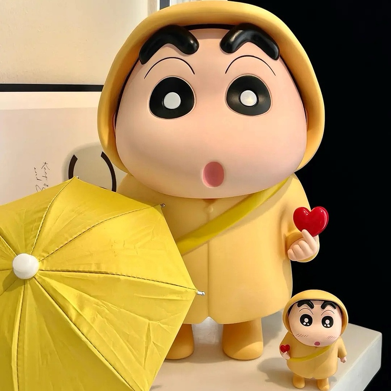 Raincoat Crayon Shin-Chan Figure Large 1:1 Doll Blind Box Birthday Gift Living Room Decoration Japanese Authentic Raincoat Crayon Shin-Chan Figure Large 1:1 Doll Blind Box Birthday Gift Living Room Decoration Japanese Authentic