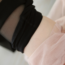 Fat beep pressure black silk ultra-thin crotch slim waist waist abdomen thin bottom pantyhose invisible socks anti-hook