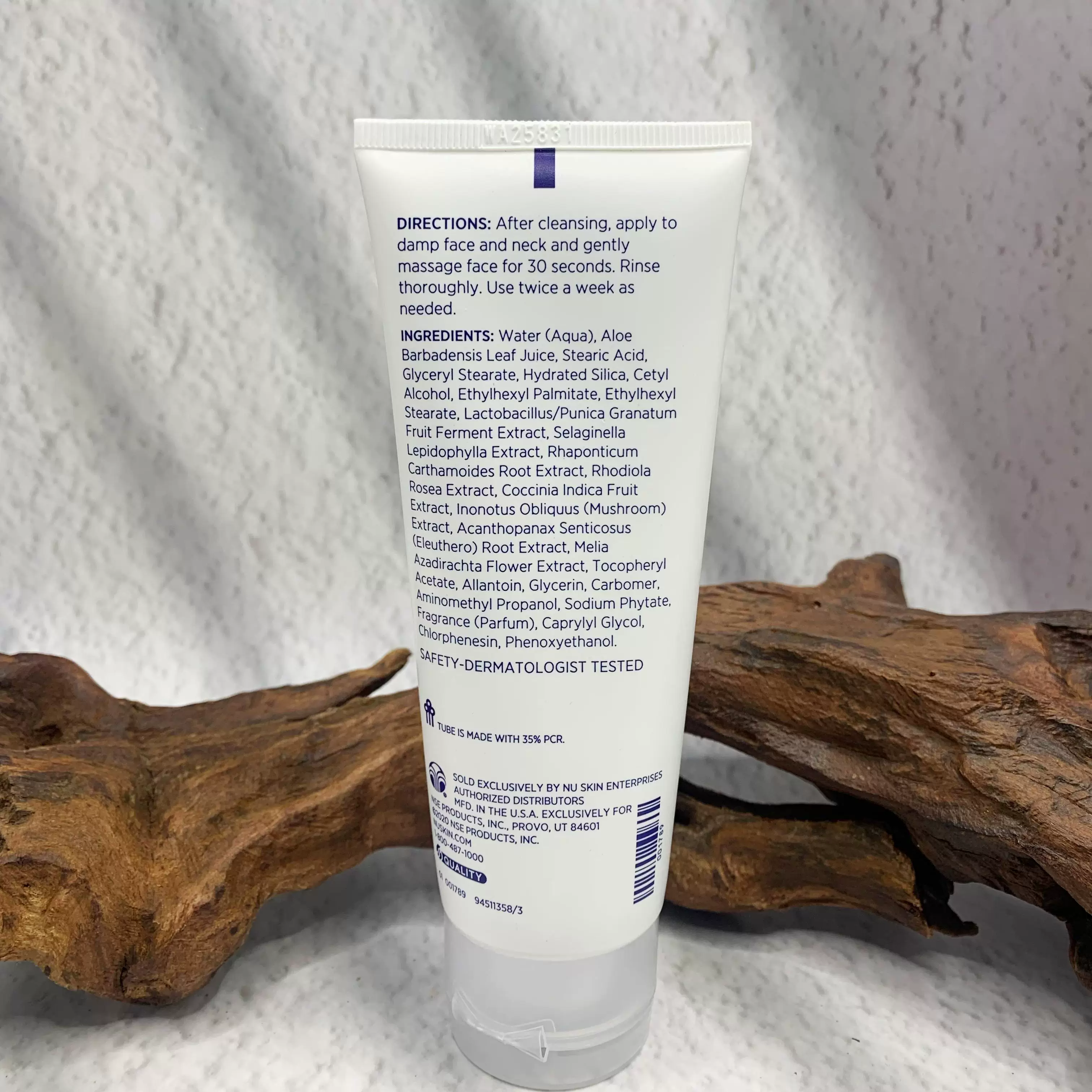 Nuskin, мягкий скраб с эксфолиацией, США, удаление тусклой кожи, 26 лет