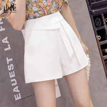 Summer wide-legged shorts womens summer 2021 New High waist loose chiffon pants Spring and Autumn wear summer thin models