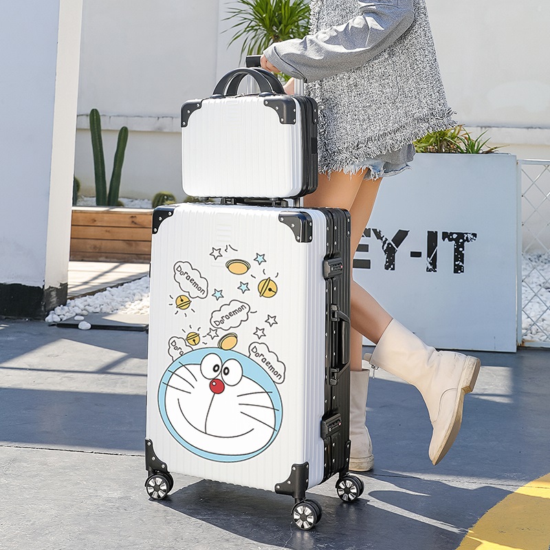 Luggage female Japanese ins net red new 24-inch student password box strong and durable travel trolley leather case