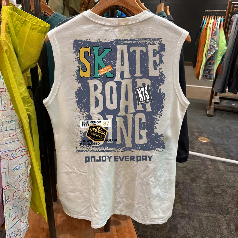 Outlet~ Brand Export Counter Clearance, Bargain Summer New Casual Versatile Sports Vest Trendy Outlet~ Brand Export Counter Clearance, Bargain Summer New Casual Versatile Sports Vest Trendy