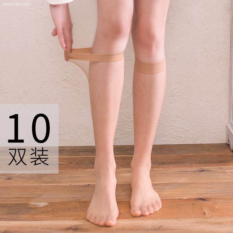 120d medium tube stockings calf socks spring and autumn opaque 10 pairs of thin socks matte high tube socks color half socks