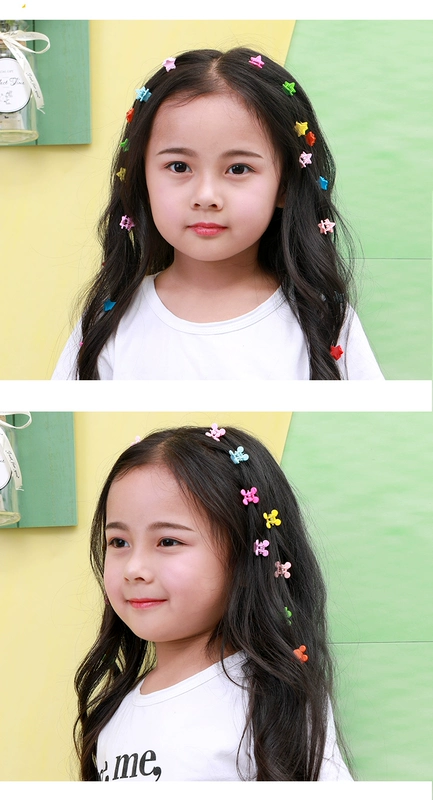 Tongya cùng clip tóc màu kẹo nhỏ clip trẻ em Hàn Quốc net đỏ hoa lấy clip Hyun Ya cô bé tóc phụ kiện - Phụ kiện tóc