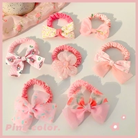 4# Розовая резинка для волос [7 шт.]