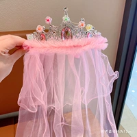 Скрытая розовая вуаль короны