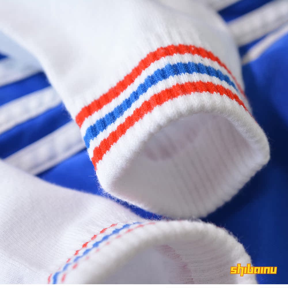 Đường Giang Nguyên thiết kế nguyên bản cotton trắng nam vớ sọc thể thao giản dị ống ngắn mồ hôi khử mùi thoáng khí 8 đôi tất nam cao cổ