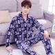 Mùa đông đồ ngủ nam flannel đồ ngủ dày san hô lông cừu dài tay áo XL dịch vụ nhà giản dị phù hợp với giới trẻ