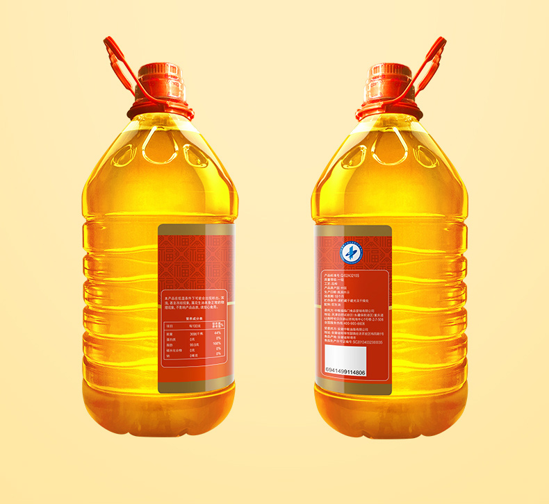 中粮 福临门 浓香压榨一级花生油 4L 图8