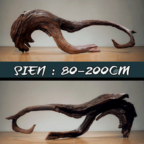 Sunken wood large large landscaping wood 80-200 arch bridge type South American arowana tank landscaping courtyard decoration aquarium purple pomelo