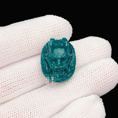 DIY аксессуары 雪巴琉璃珠龙头背云星月菩提猴头松石南红蜜蜡手串配饰配珠