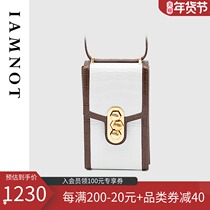 IAMNOT shoulder Womens bag light luxury mobile phone bag shoulder bag niche design sense small bag 2021 new autumn winter commute