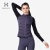 Hoa Kỳ HOTSUIT xuống vest nữ 2018 mùa đông mới đứng cổ áo mỏng mặc vest thể thao ấm áp - Áo thể thao áo khoác thể thao nam nike Áo thể thao
