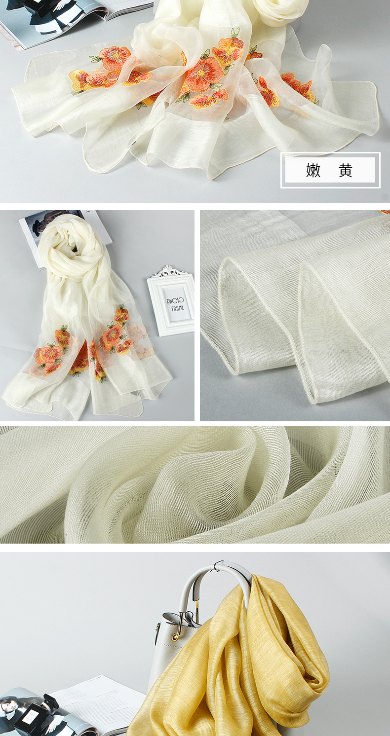 Foulard pour Femme en De la soie - Ref 3159646 Image 17