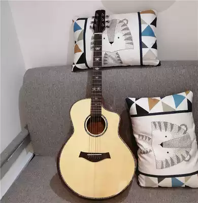 Full board guitar folk music box guitar spruce wood 41 inch playing male beginner girl entry Foreign trade tail list