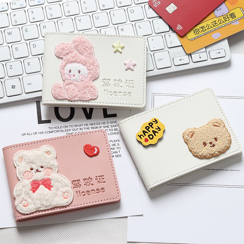 Net red driver's license leather case female creative cartoon driver's license Bendoka protective case male motor vehicle driving license all-in-one package