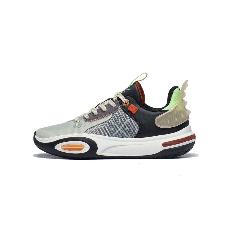 Li Ning Children's Global 11 Lightweight Anti-Slip Rebound Low-Top Children's Basketball Shoes Ykbt034-5