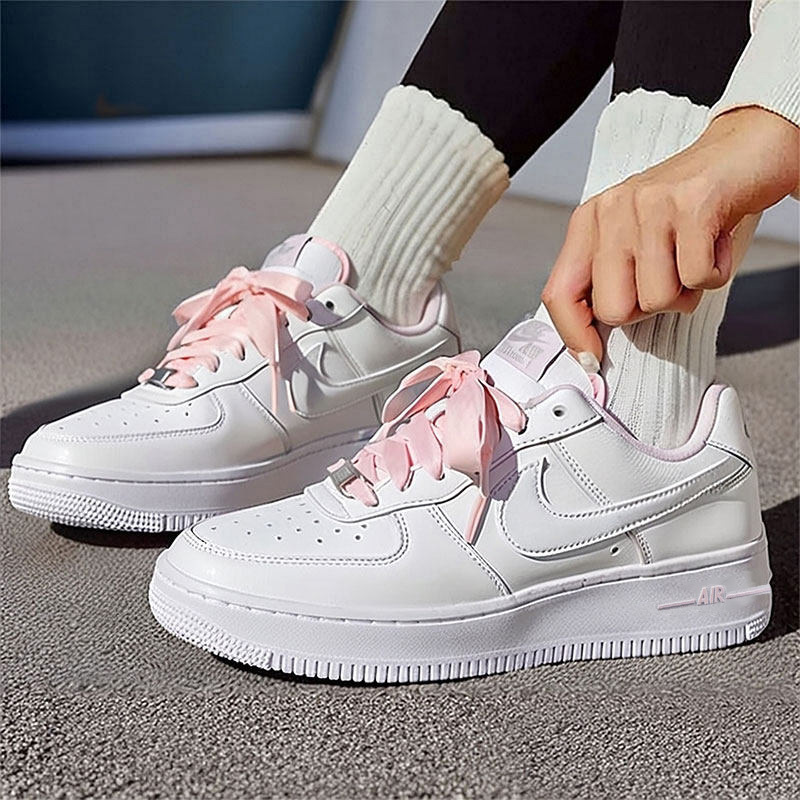Nike Nike Women's Casual Shoes New Pink Air Force 1 Sneakers Retro Casual Shoes