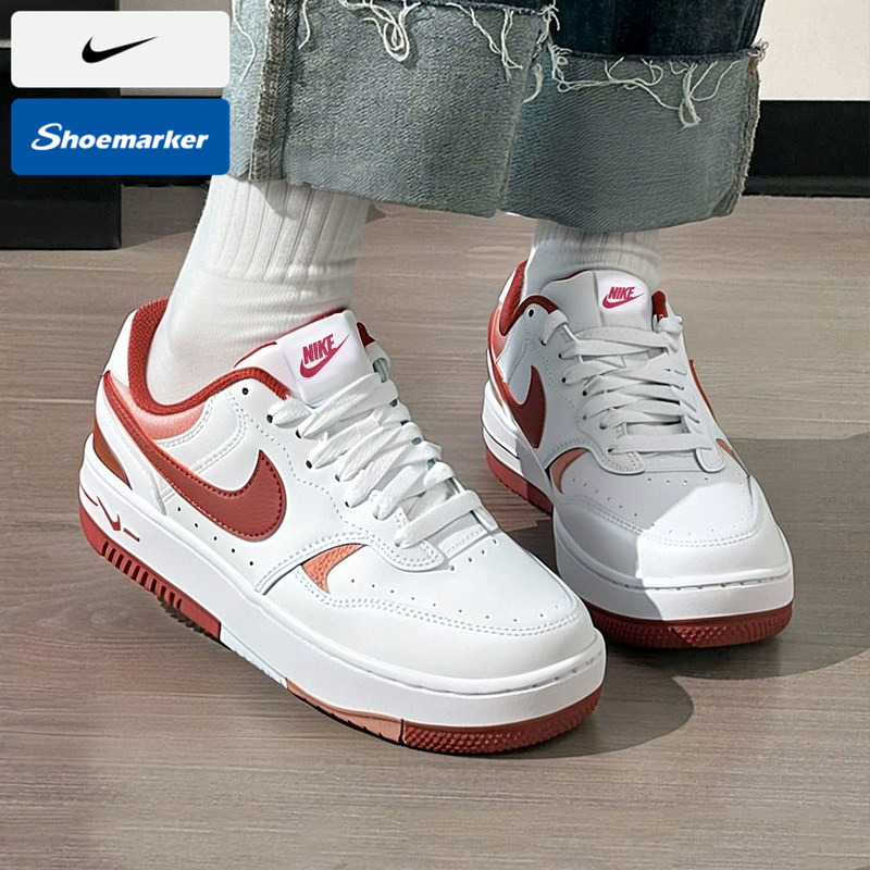 Nike Official Authentic Casual Shoes for Women 2025 Spring New Sports Shoes New Year Red Thick-Soled Sneakers