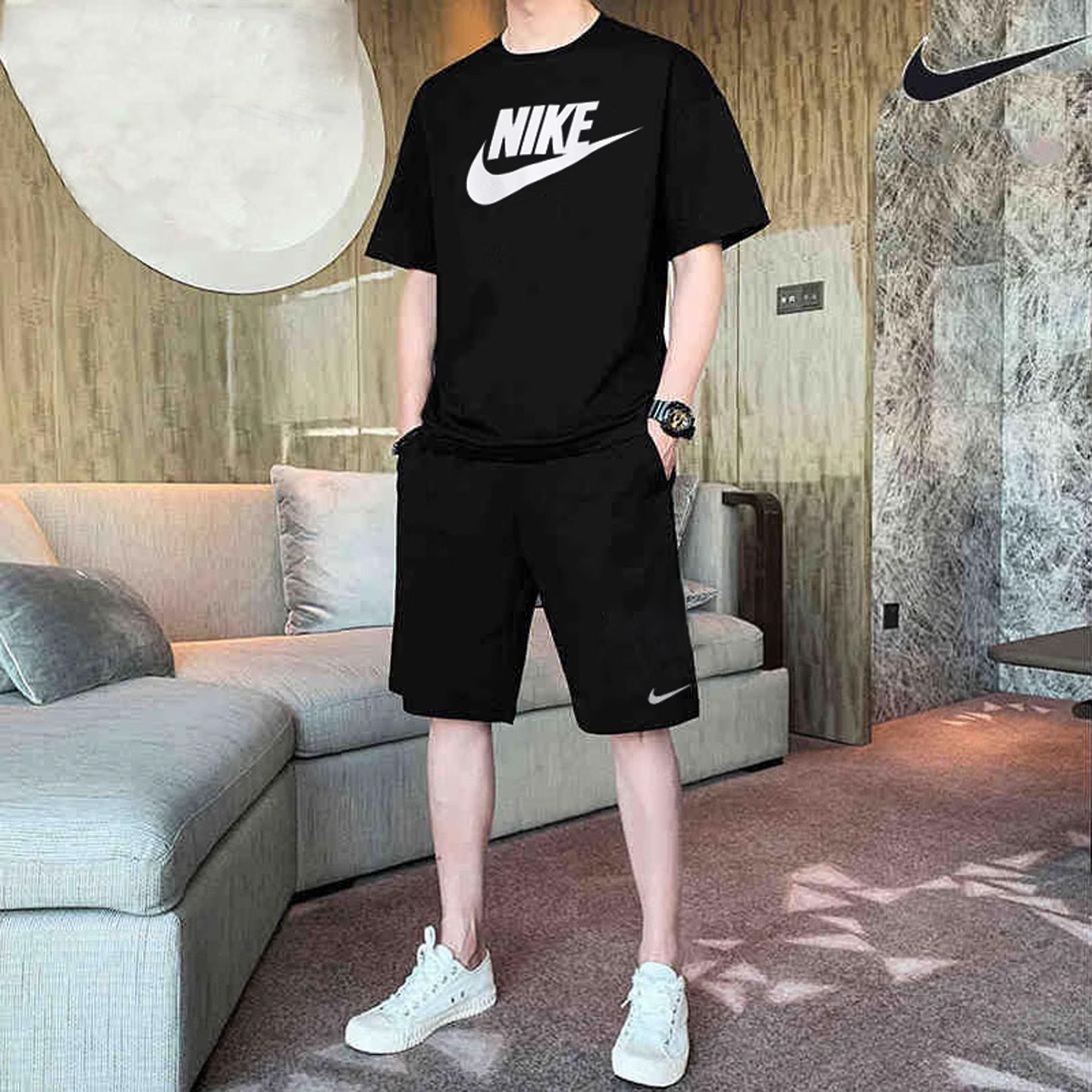 nike summer bermuda set