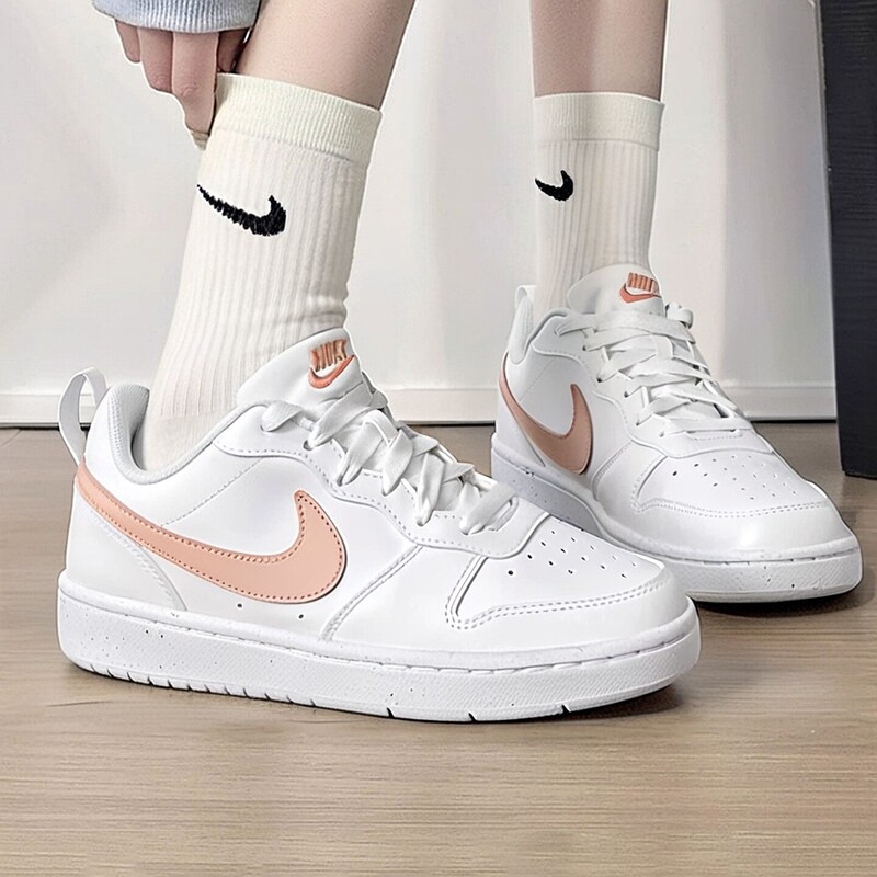 Nike Nike Big Kids' Shoes Court Cool Pineapple Trendy Casual Sneakers Low-Top Sports Sneakers Fashionable White Shoes