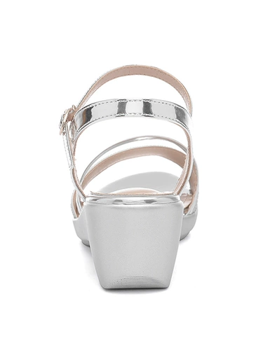 Сандалии, летняя обувь, модные универсальные тапочки на платформе для матери, коллекция 2023